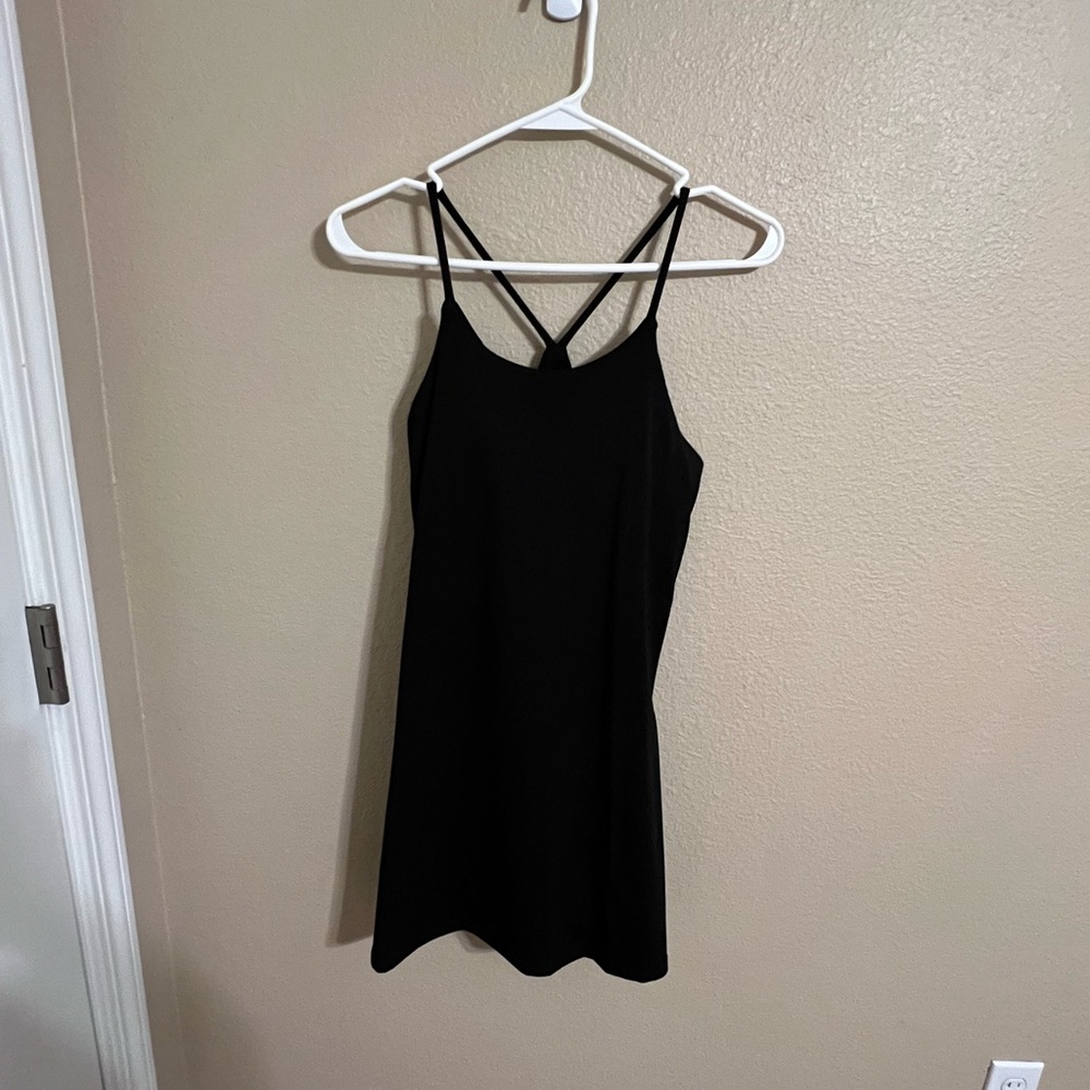 Black athletic dress from Amazon